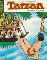 Scan de la couverture Tarzan Gant du Dessinateur Manning Russ